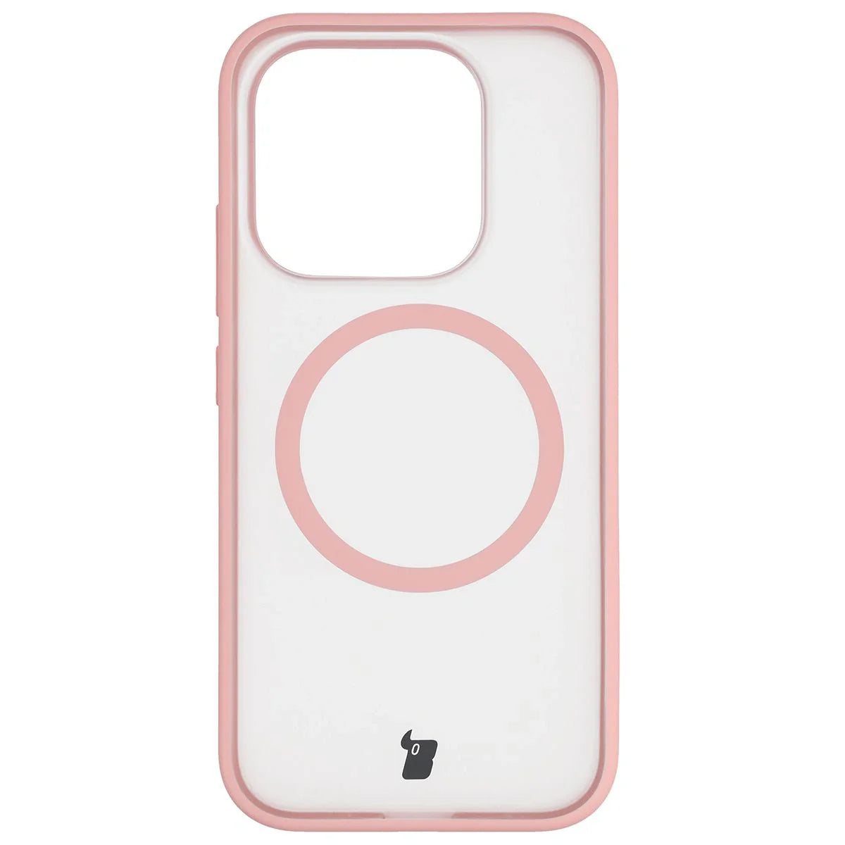 Handyhülle mit Magnetring für Xiaomi 17, Bizon Case MatteO, Getönt-Hellrosa