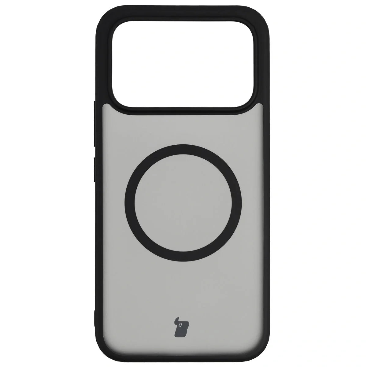 Handyhülle mit Magnetring für Xiaomi POCO F8 Ultra, Bizon Case MatteO, Getönt-Schwarz
