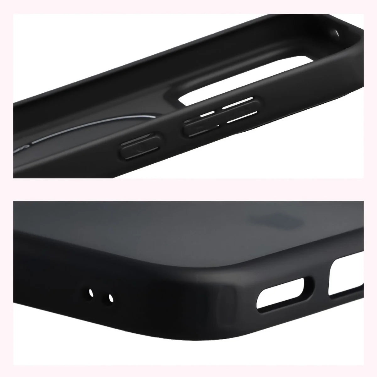 Handyhülle mit Magnetring für Xiaomi POCO F9 Pro, Bizon Case MatteO, Getönt-Schwarz (5/7)