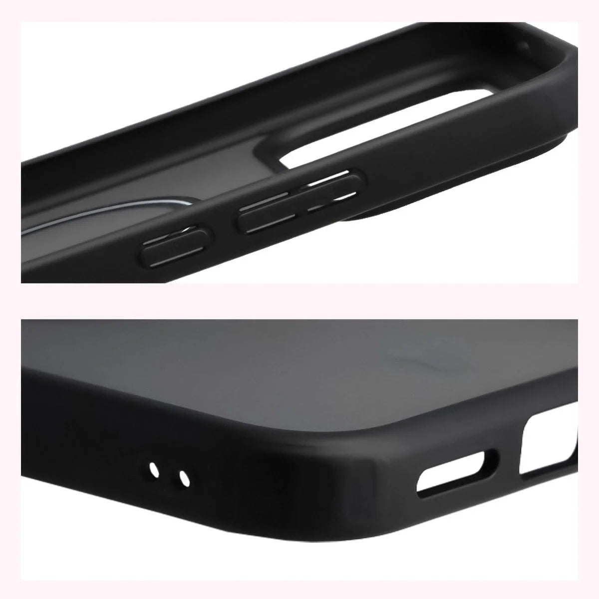 Handyhülle mit Magnetring für Xiaomi POCO F9 Ultra, Bizon Case MatteO, Getönt-Schwarz (5/7)
