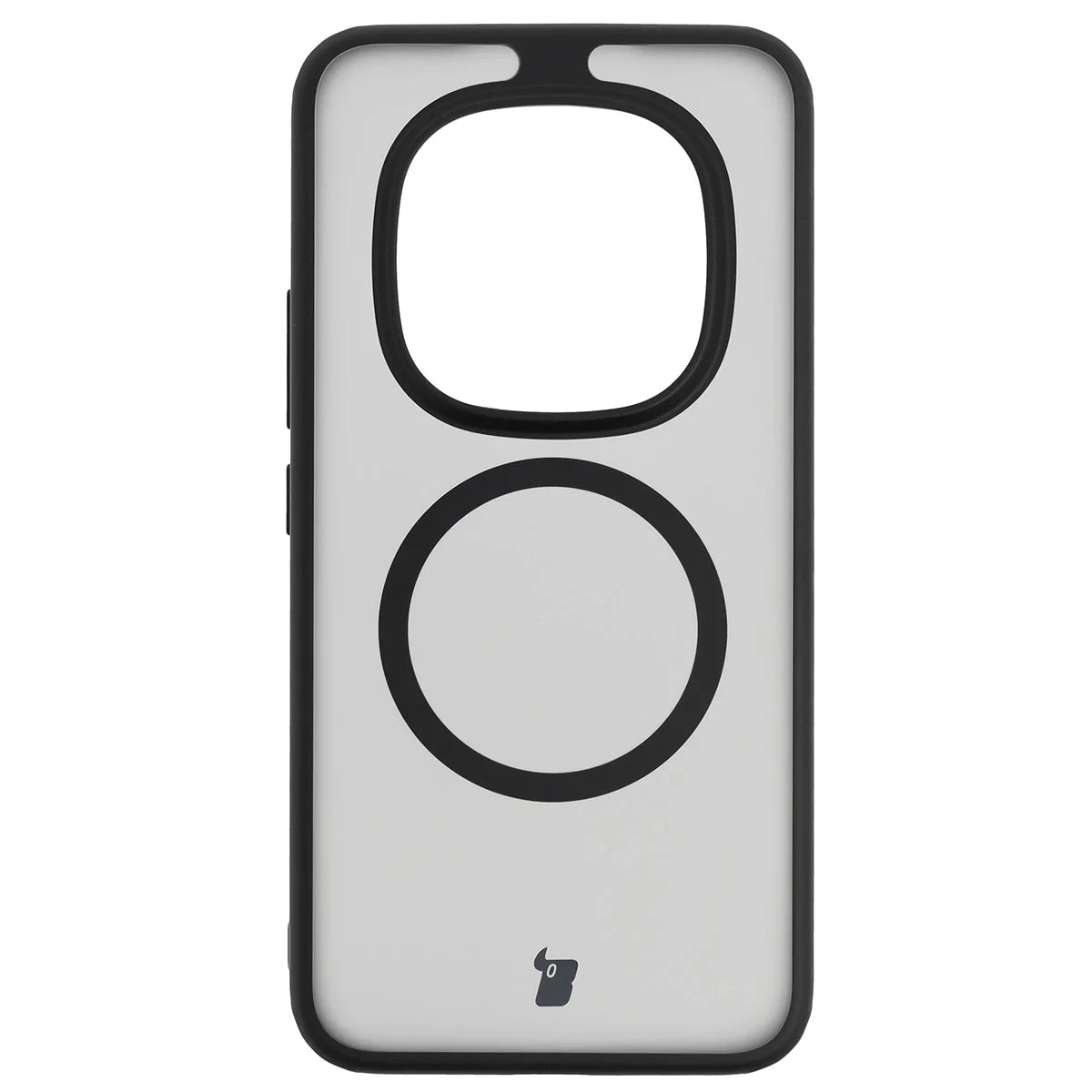 Handyhülle mit Magnetring für Xiaomi Redmi Note 15 Pro Plus 5G / Poco M8 Pro, Bizon Case MatteO, Getönt-Schwarz