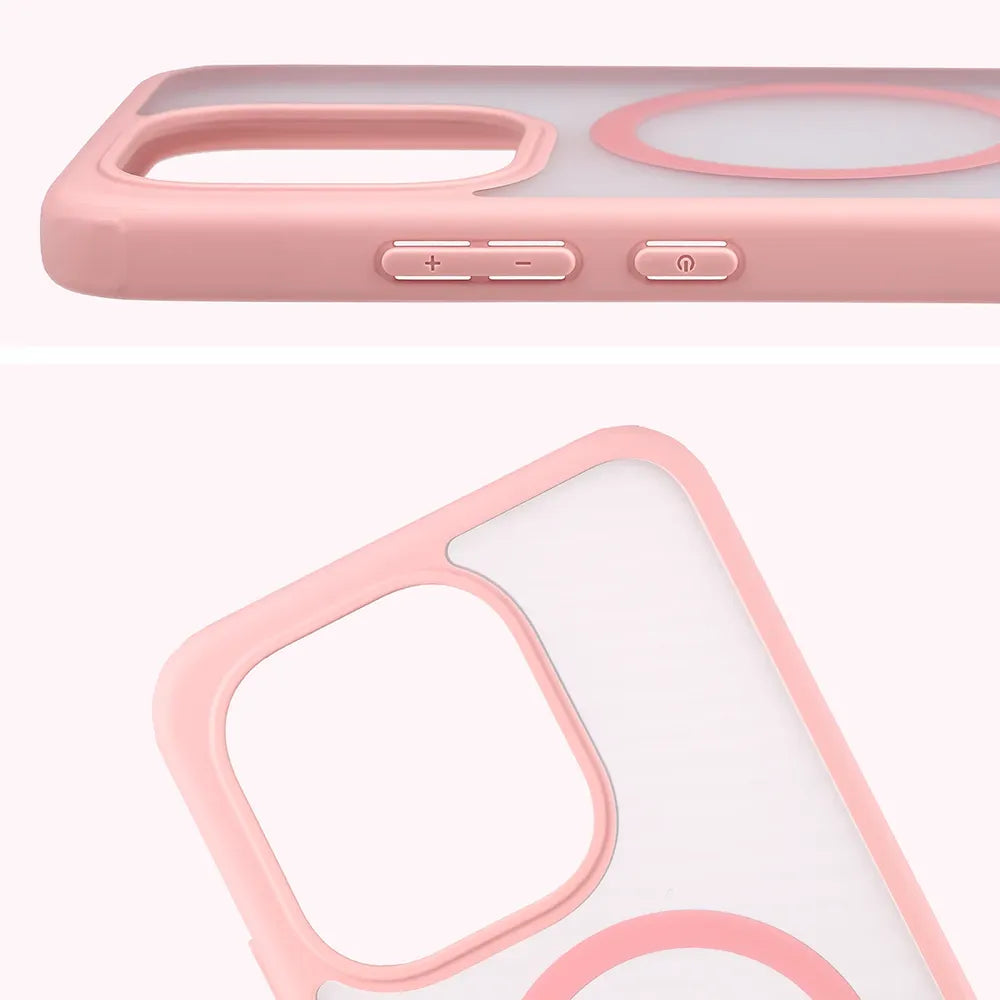 Handyhülle mit Magnetring für Xiaomi Redmi Note 17 Pro 5G, Bizon Case MatteO, Getönt-Hellrosa (4/7)