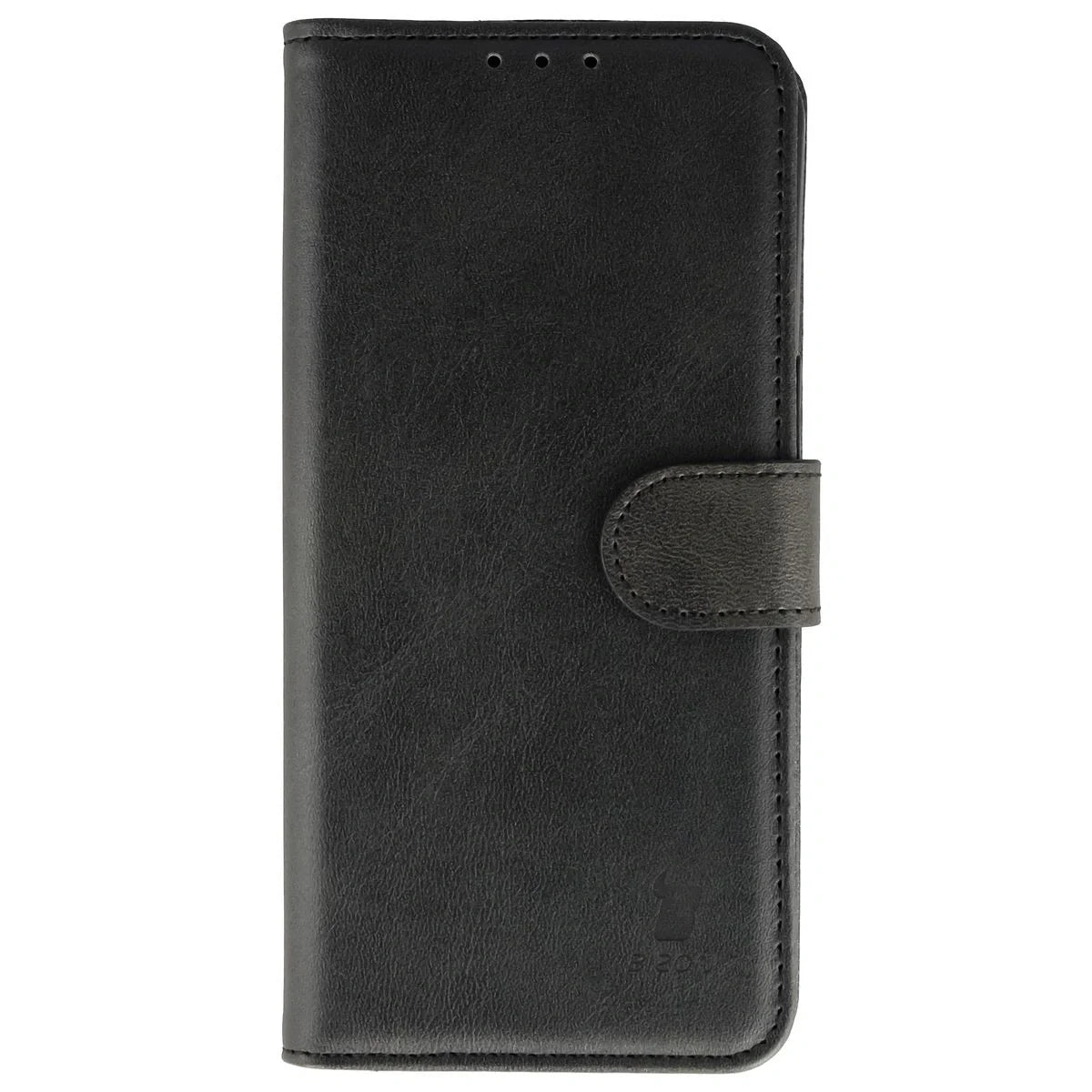 Handyhülle mit Klappe für iPhone 17, Bizon Case Pocket, Schwarz
