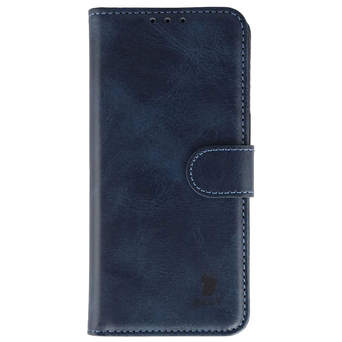 Handyhülle mit Klappe für iPhone 17, Bizon Case Pocket, Dunkelblau