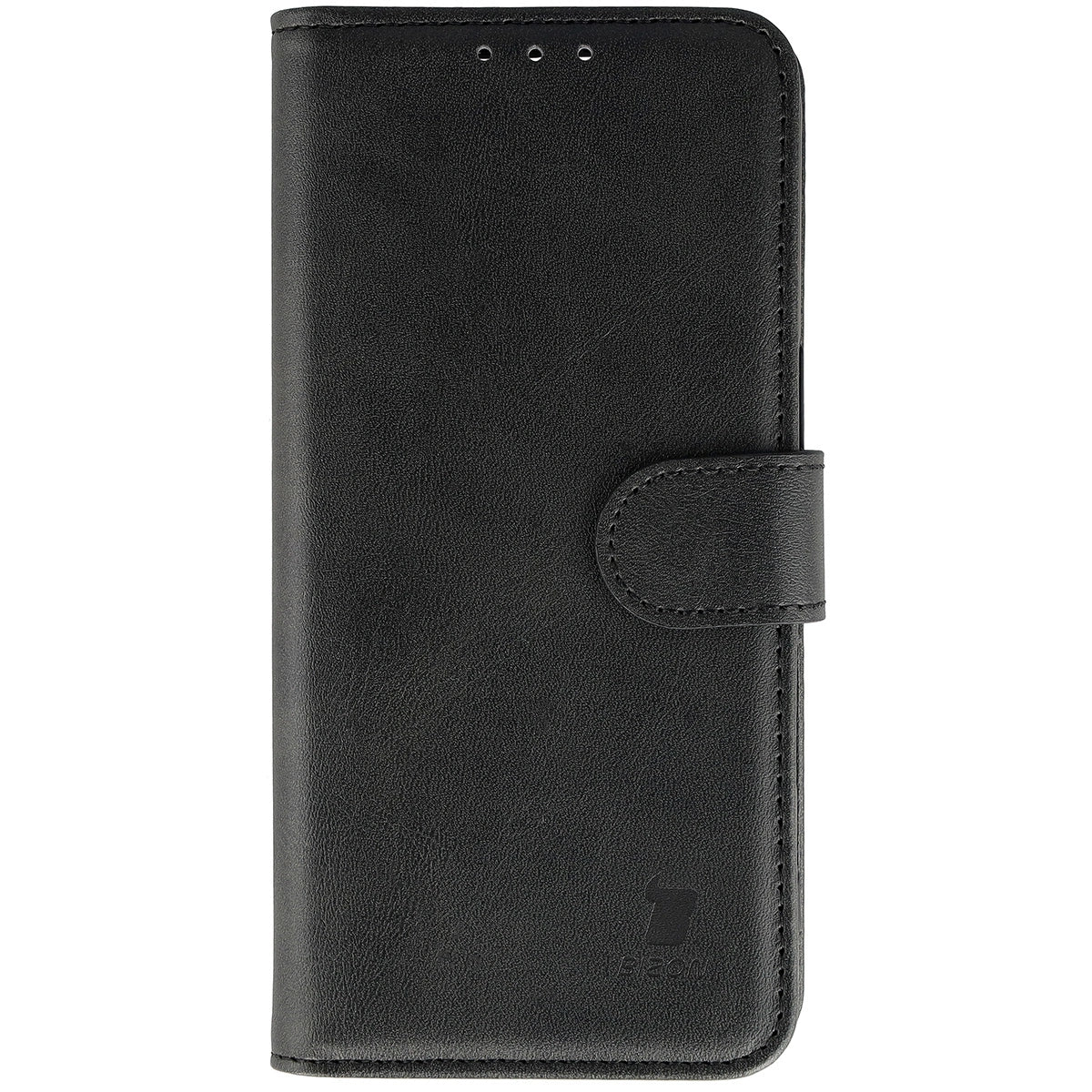 Handyhülle mit Klappe für iPhone 18 Pro / 17 Pro, Bizon Case Pocket, Schwarz