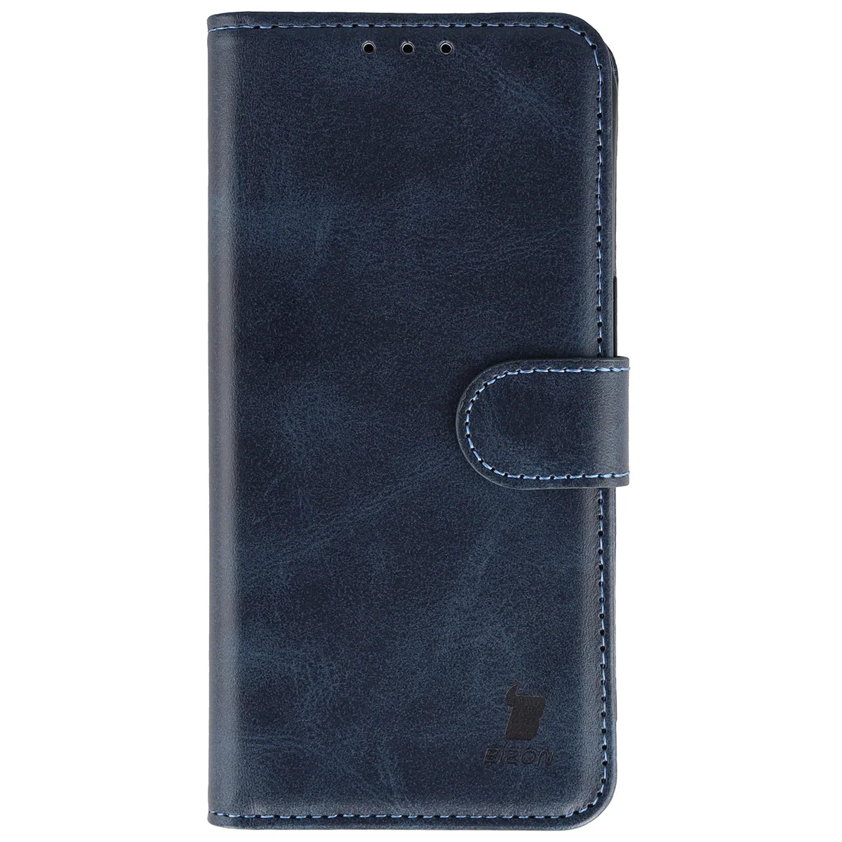 Handyhülle mit Klappe für iPhone 18 Pro / 17 Pro, Bizon Case Pocket, Dunkelblau