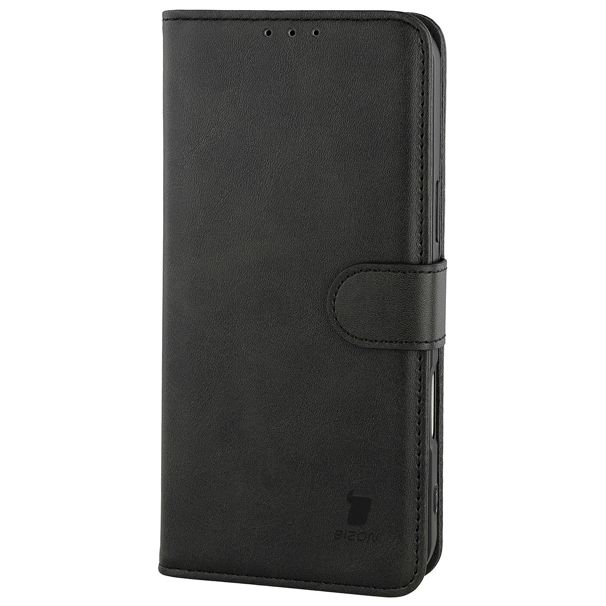 Handyhülle mit Klappe für iPhone 18 Pro Max / 17 Pro Max, Bizon Case Pocket, Schwarz