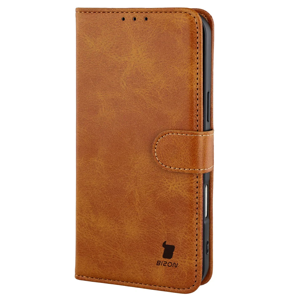 Handyhülle mit Klappe für iPhone 18 Pro Max / 17 Pro Max, Bizon Case Pocket, Braun
