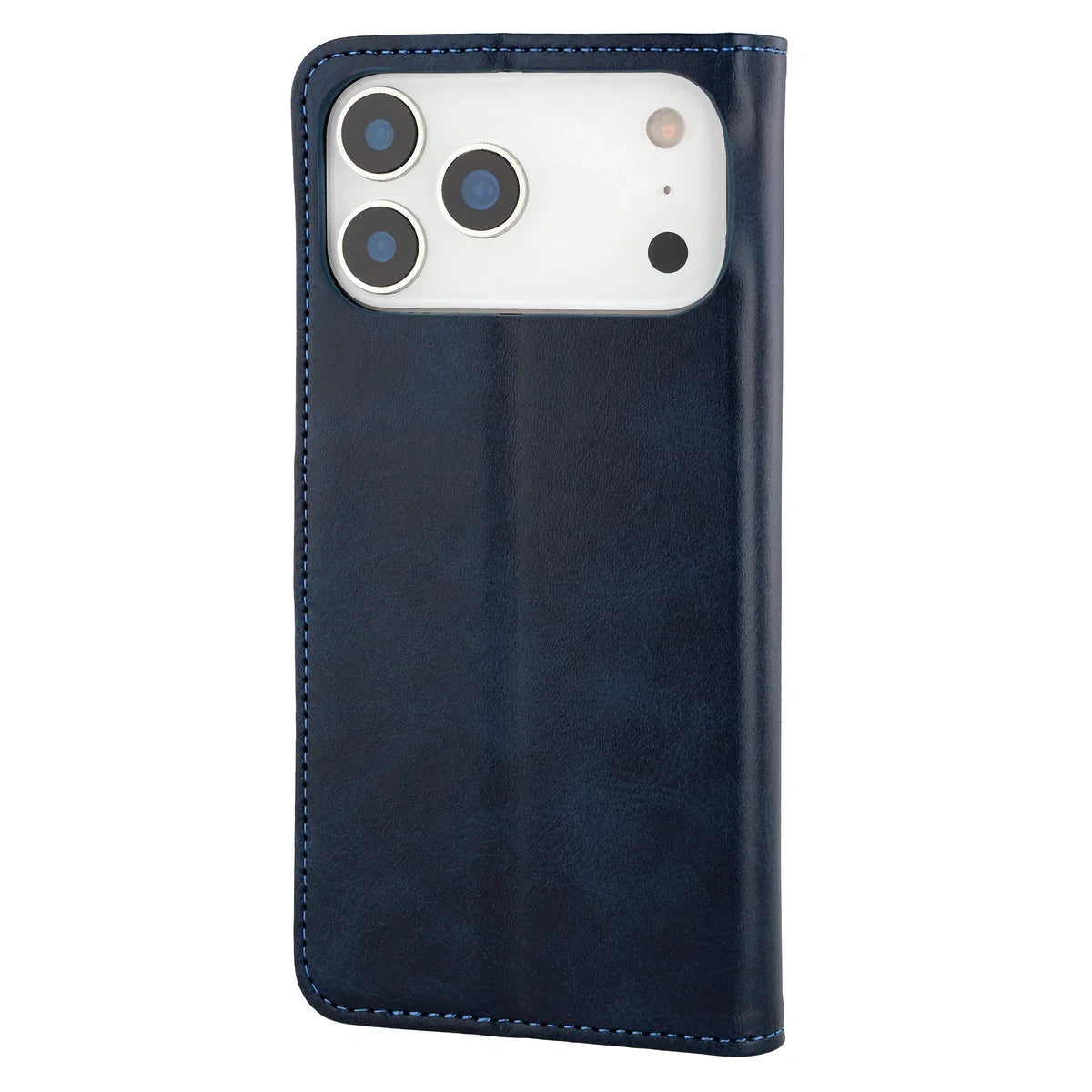 Handyhülle mit Klappe für iPhone 18 Pro Max / 17 Pro Max, Bizon Case Pocket, Dunkelblau