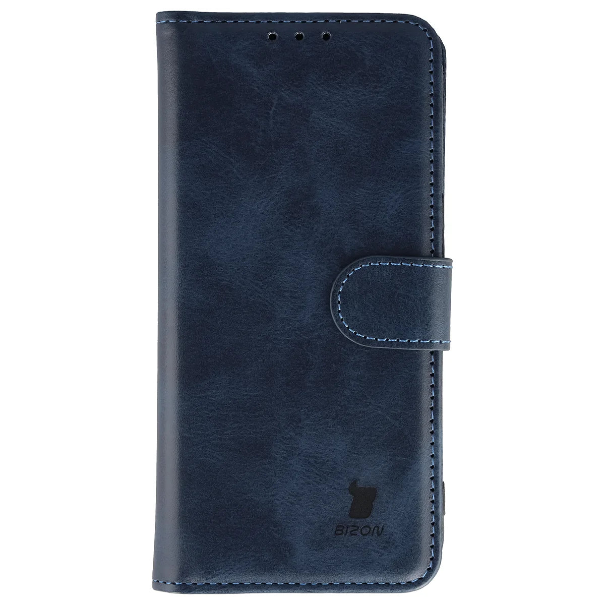 Handyhülle mit Klappe für iPhone 17e / 16e, Bizon Case Pocket, Dunkelblau