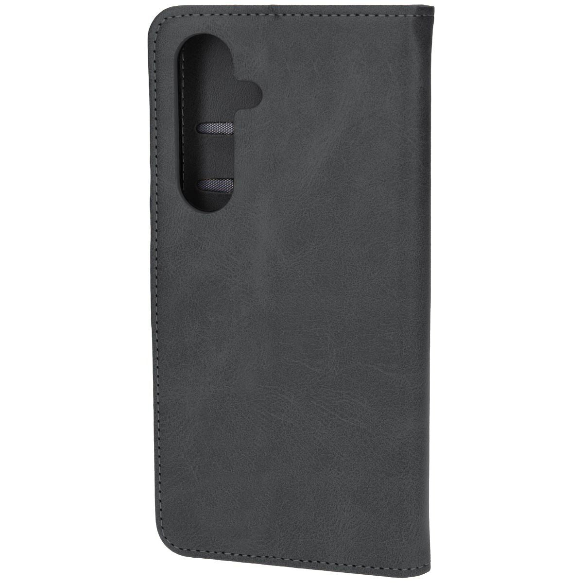 Handyhülle mit Klappe für Galaxy S24 FE, Bizon Case Pocket, Schwarz