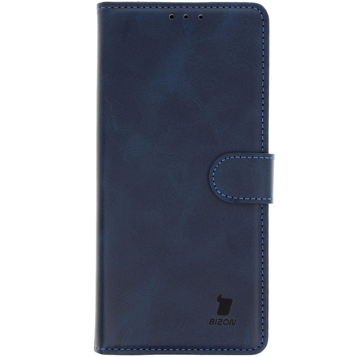 Handyhülle mit Klappe für Galaxy S25 Ultra, Bizon Case Pocket, Dunkelblau