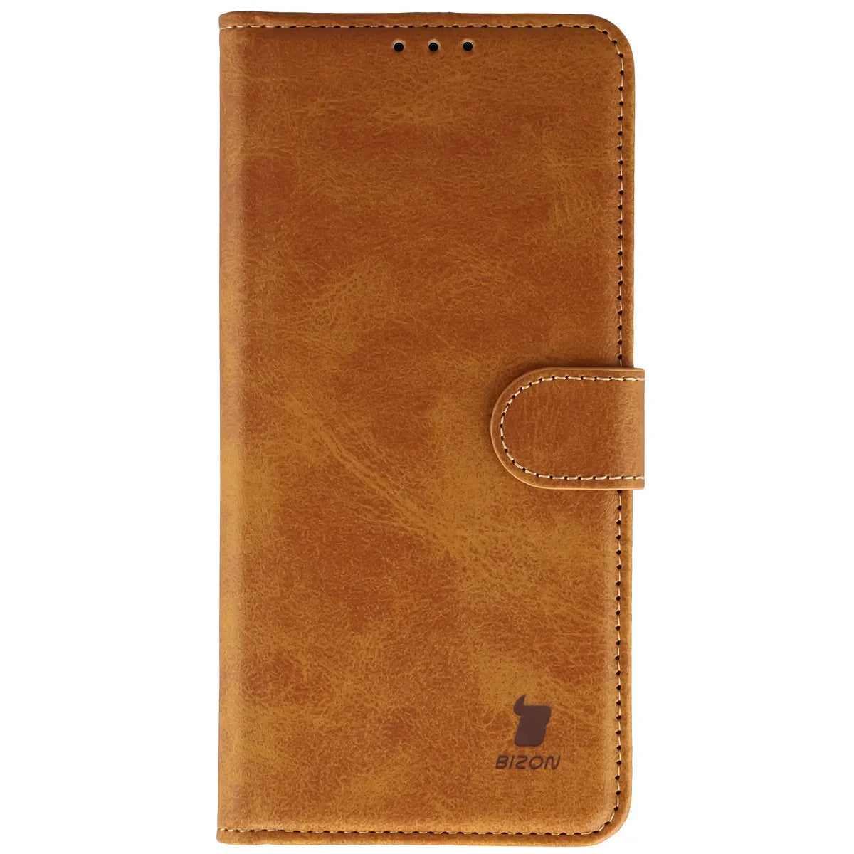 Handyhülle mit Klappe für Honor Magic8 Lite, Bizon Case Pocket, Braun