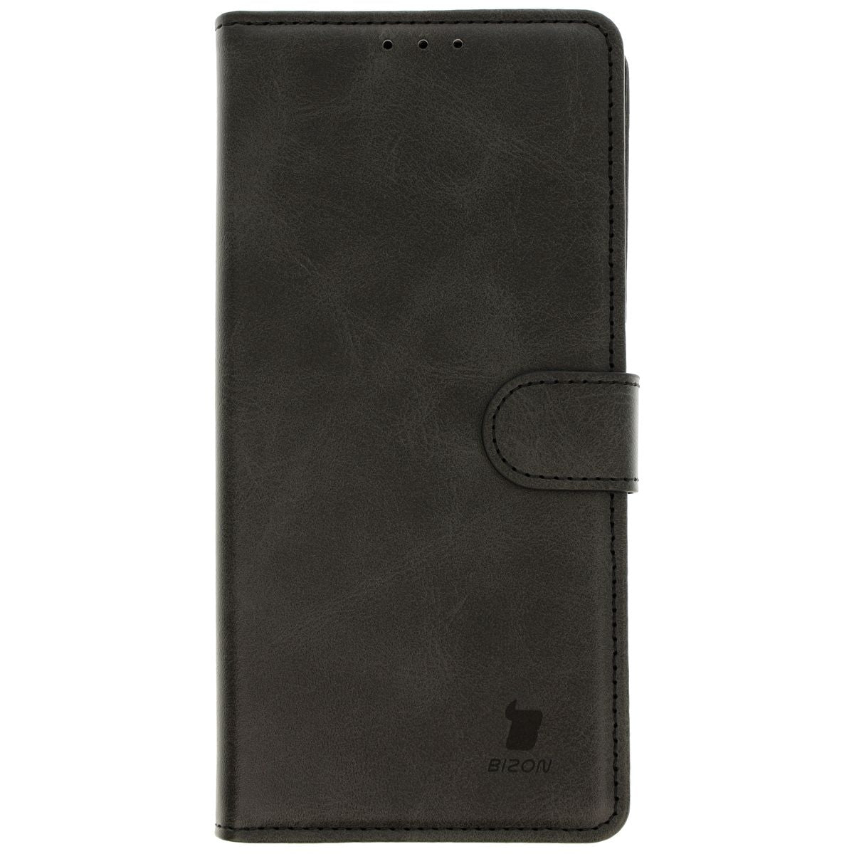 Handyhülle mit Klappe für Motorola Moto G35 5G, Bizon Case Pocket, Schwarz