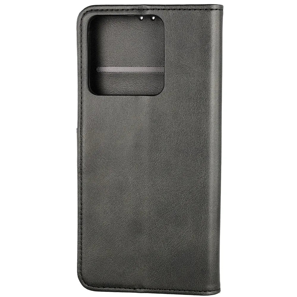 Handyhülle mit Klappe für Motorola Edge 70 Max, Bizon Case Pocket, Schwarz (4/6)