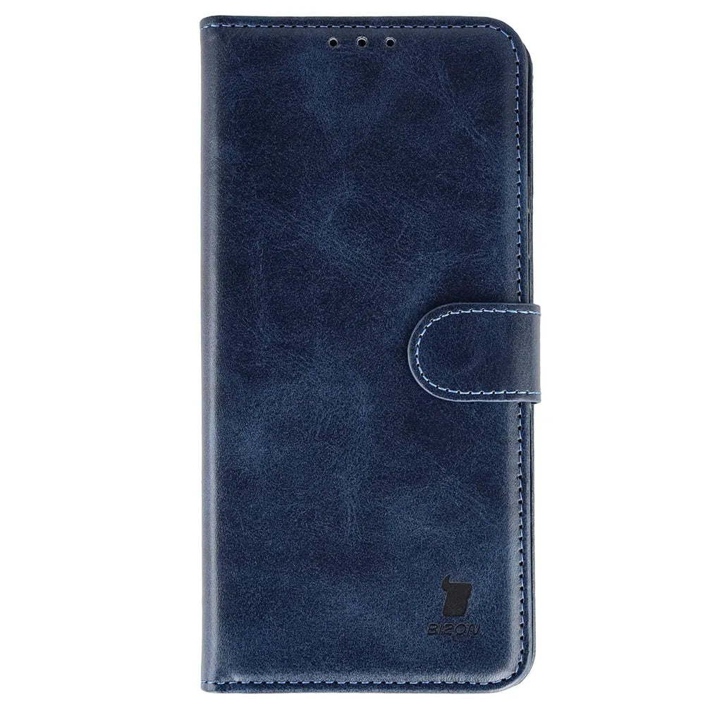 Handyhülle mit Klappe für Motorola Edge 70 Max, Bizon Case Pocket, Dunkelblau (2/6)