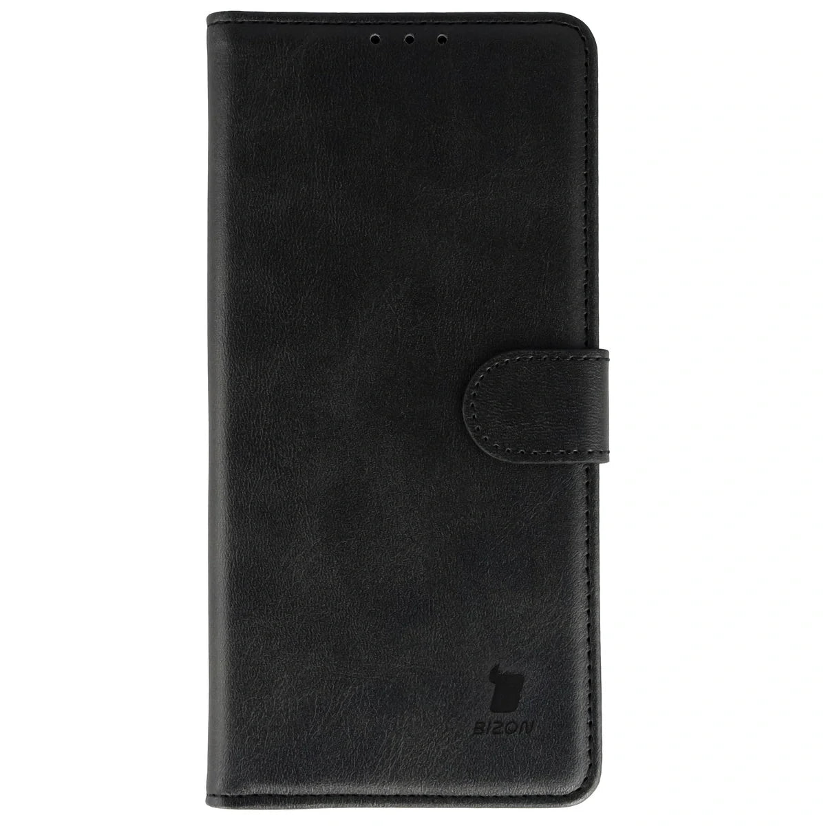 Handyhülle mit Klappe für Motorola Moto G57 Power / G67 Power, Bizon Case Pocket, Schwarz
