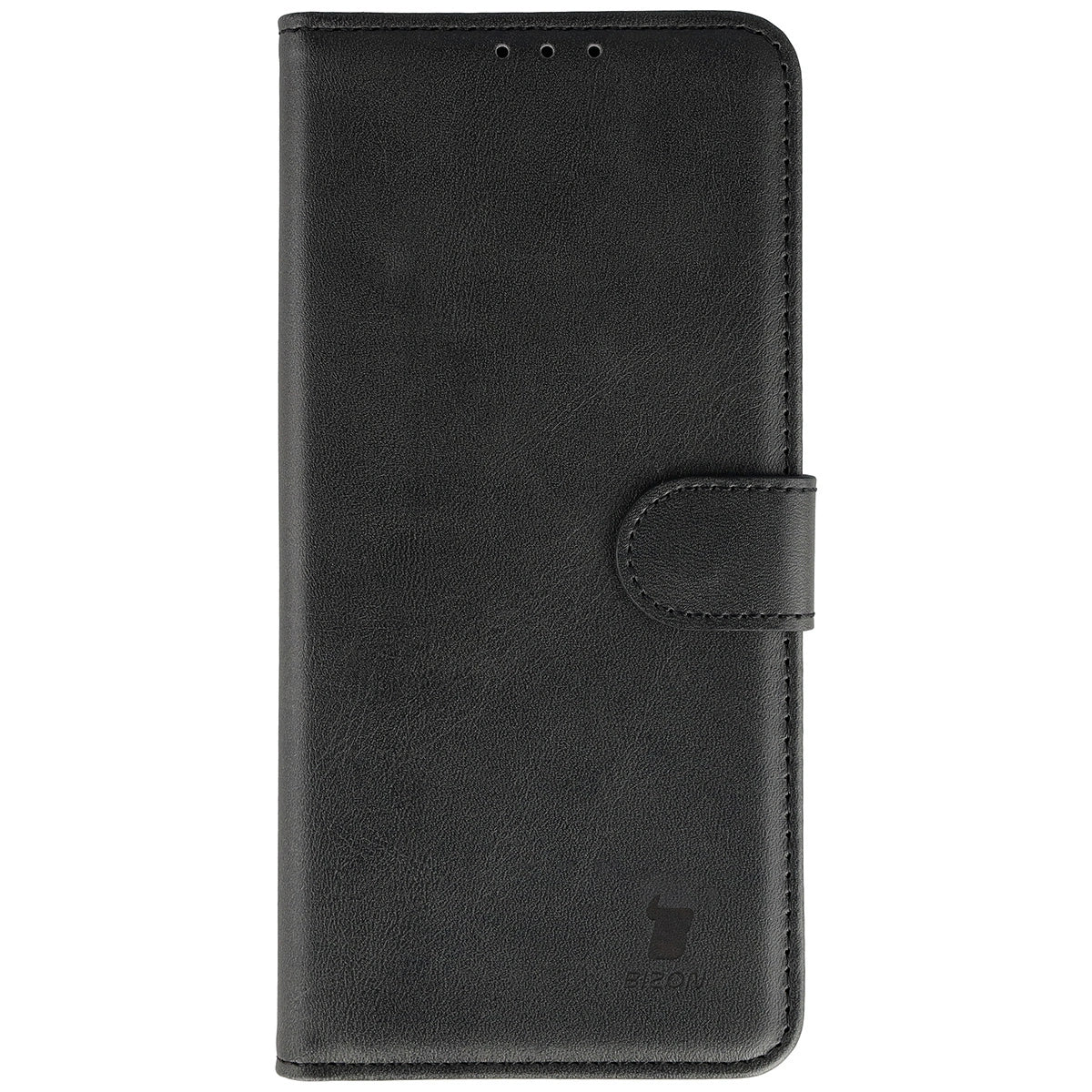 Handyhülle mit Klappe für Motorola Moto G86 5G, Bizon Case Pocket, Schwarz