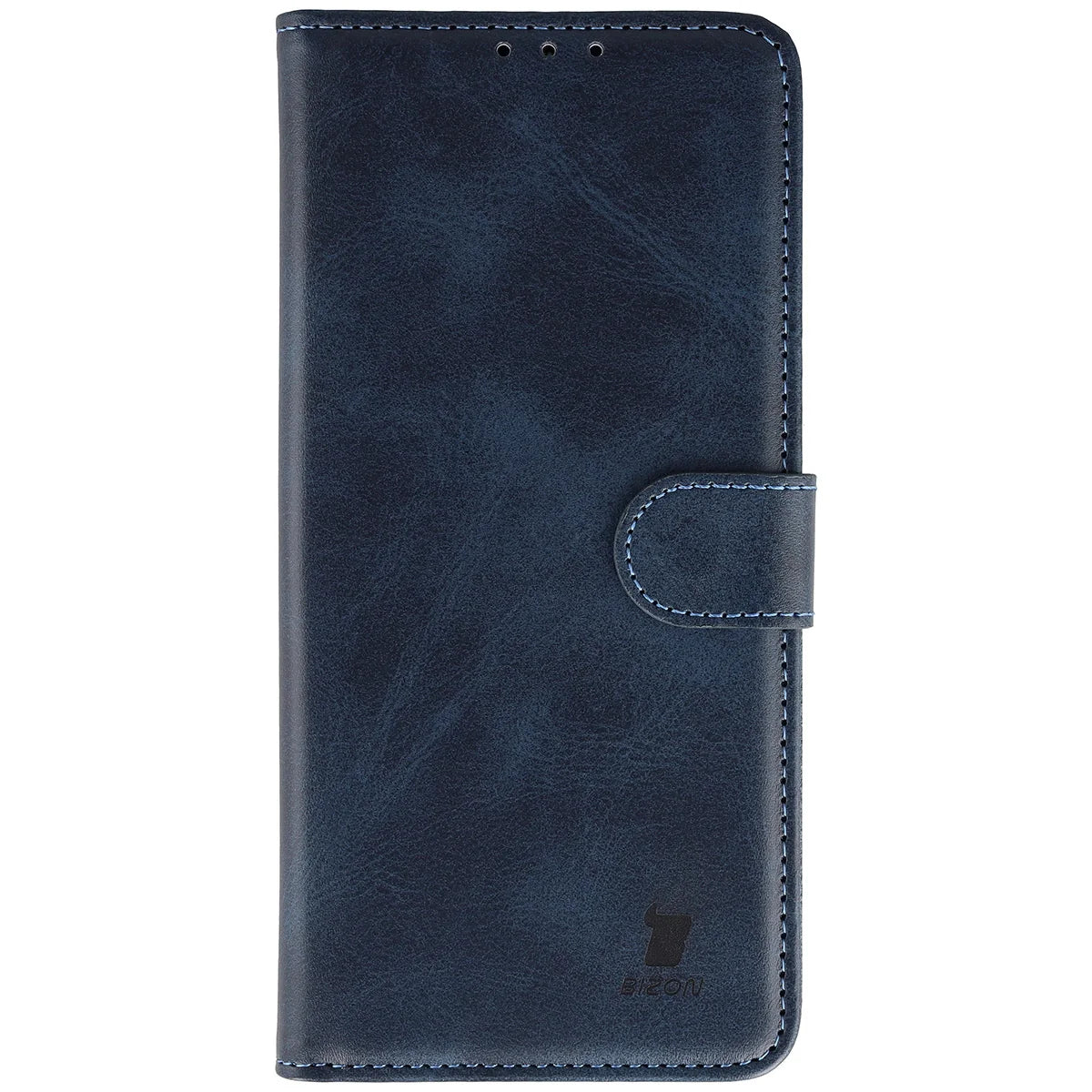 Handyhülle mit Klappe für Motorola Moto G86 5G, Bizon Case Pocket, Dunkelblau