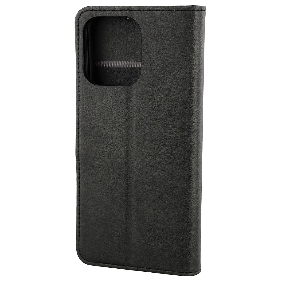 Handyhülle mit Klappe für OnePlus Nord 6, Bizon Case Pocket, Schwarz