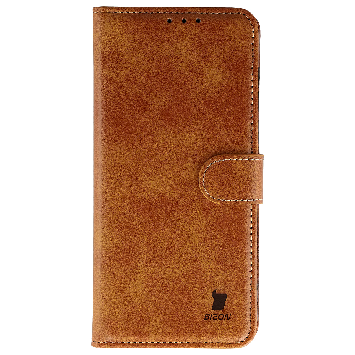 Handyhülle mit Klappe für OnePlus Nord 6, Bizon Case Pocket, Braun
