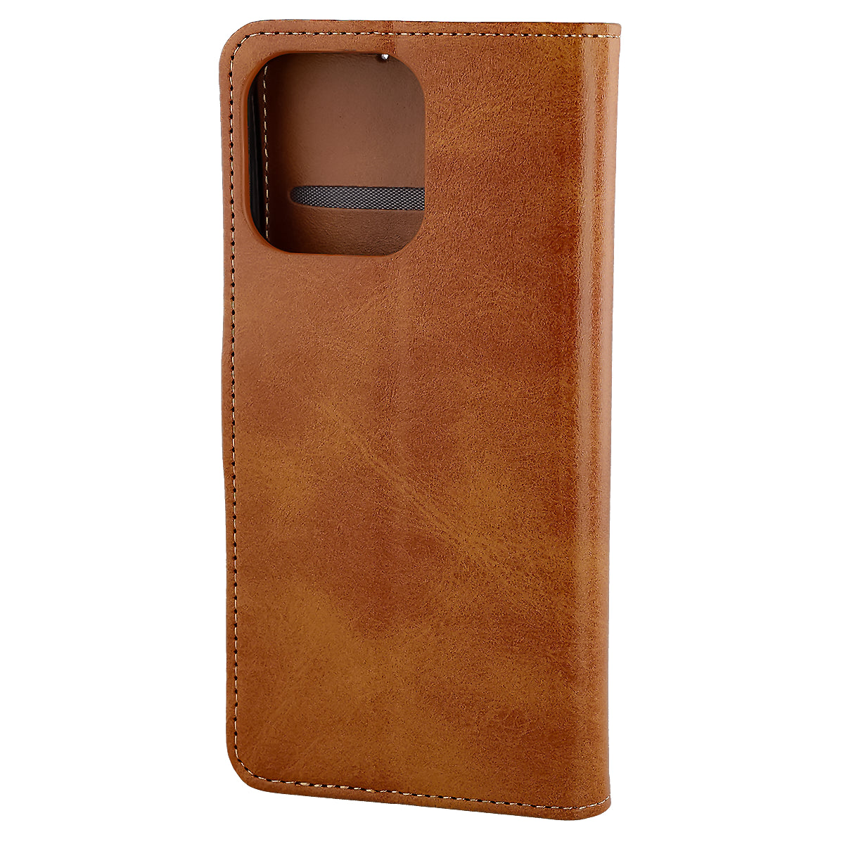 Handyhülle mit Klappe für OnePlus Nord 6, Bizon Case Pocket, Braun