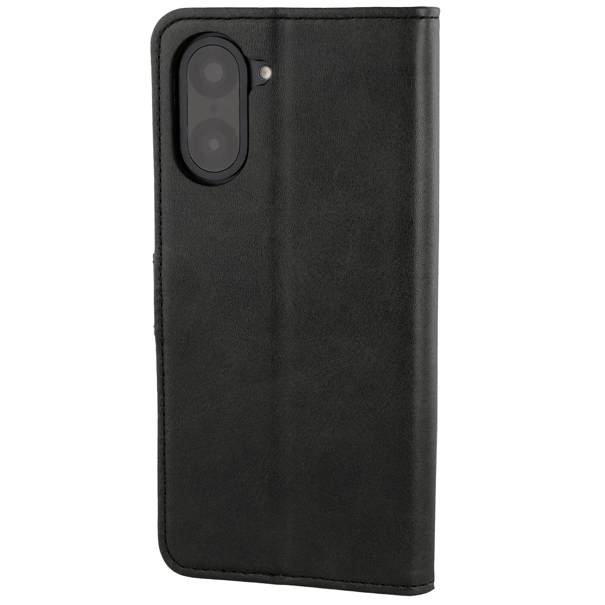 Handyhülle mit Klappe für OnePlus Nord CE5 5G, Bizon Case Pocket, Schwarz