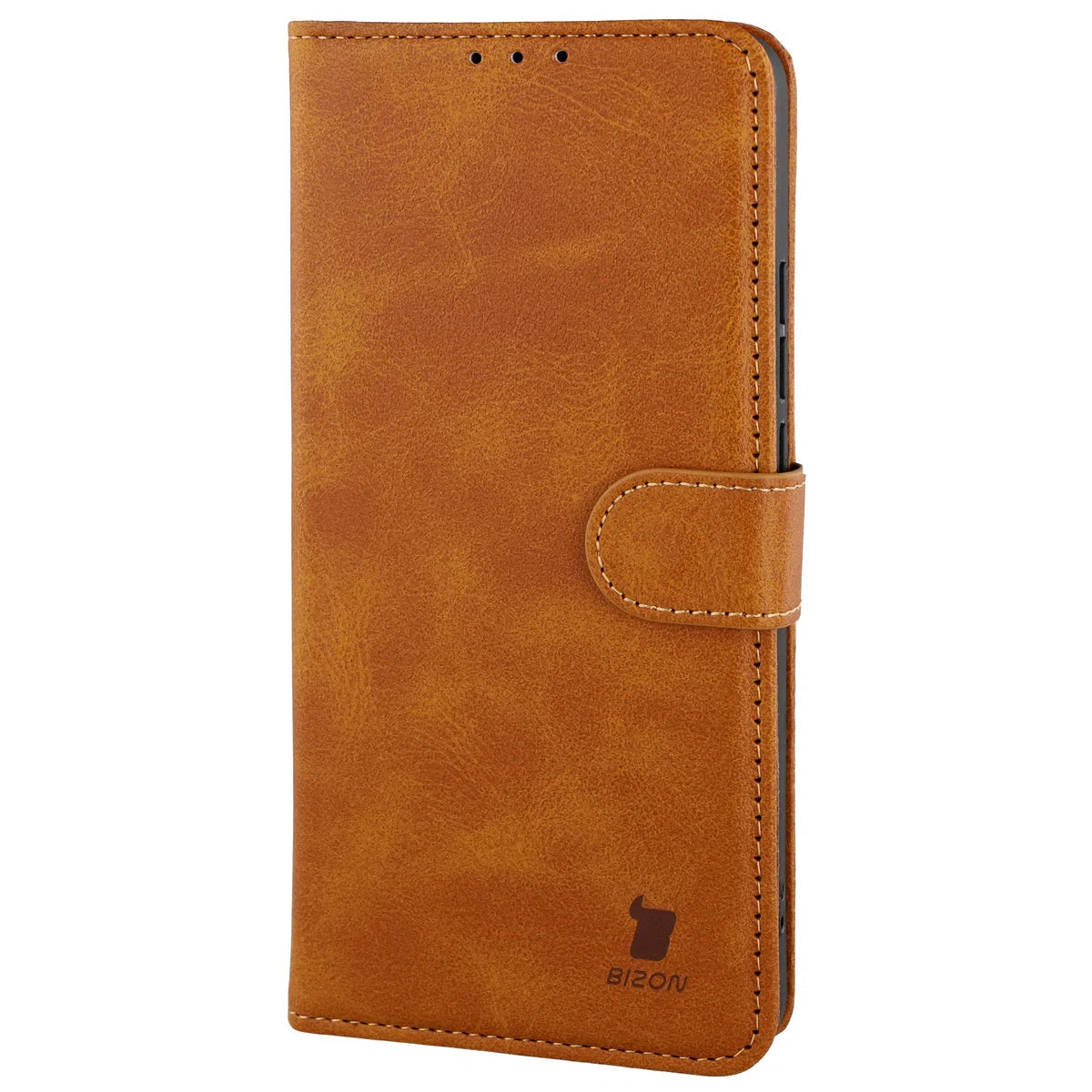 Handyhülle mit Klappe für OnePlus Nord CE5 5G, Bizon Case Pocket, Braun