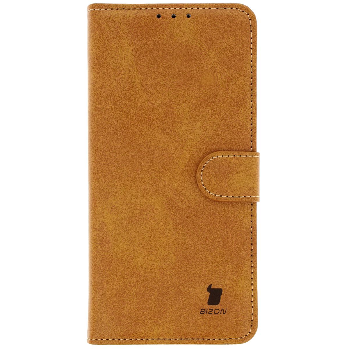 Handyhülle mit Klappe für Oppo Reno 12, Bizon Case Pocket, Braun