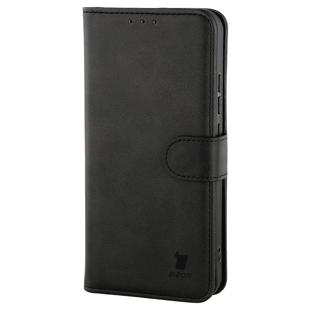 Handyhülle mit Klappe für Oppo Reno16 F / Reno16 FS 5G, Bizon Case Pocket, Schwarz
