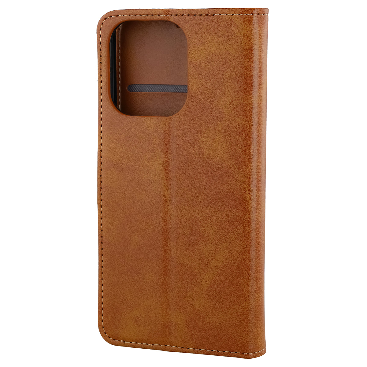 Handyhülle mit Klappe für Oppo Reno16 F / Reno16 FS 5G, Bizon Case Pocket, Braun