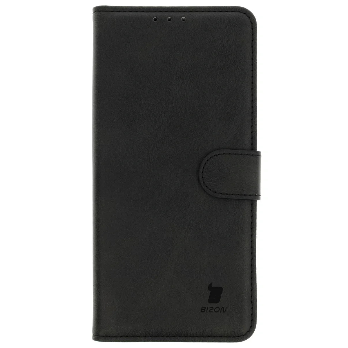 Handyhülle mit Klappe für Oppo Reno13, Bizon Case Pocket, Schwarz