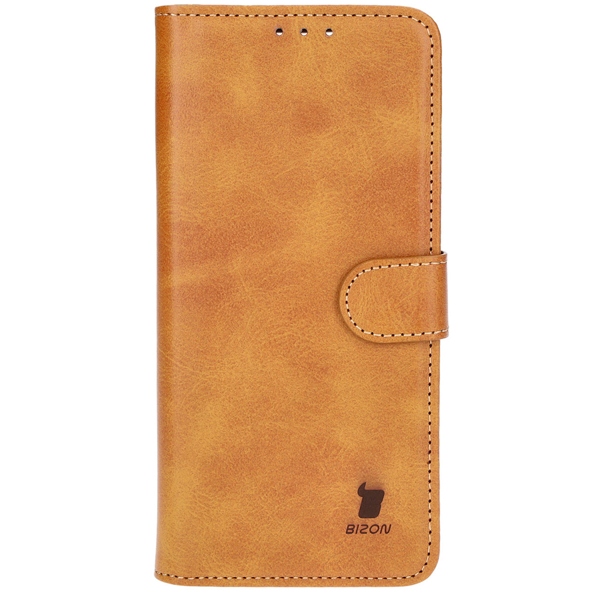 Handyhülle mit Klappe für Xiaomi Poco F6 Pro, Bizon Case Pocket, Braun