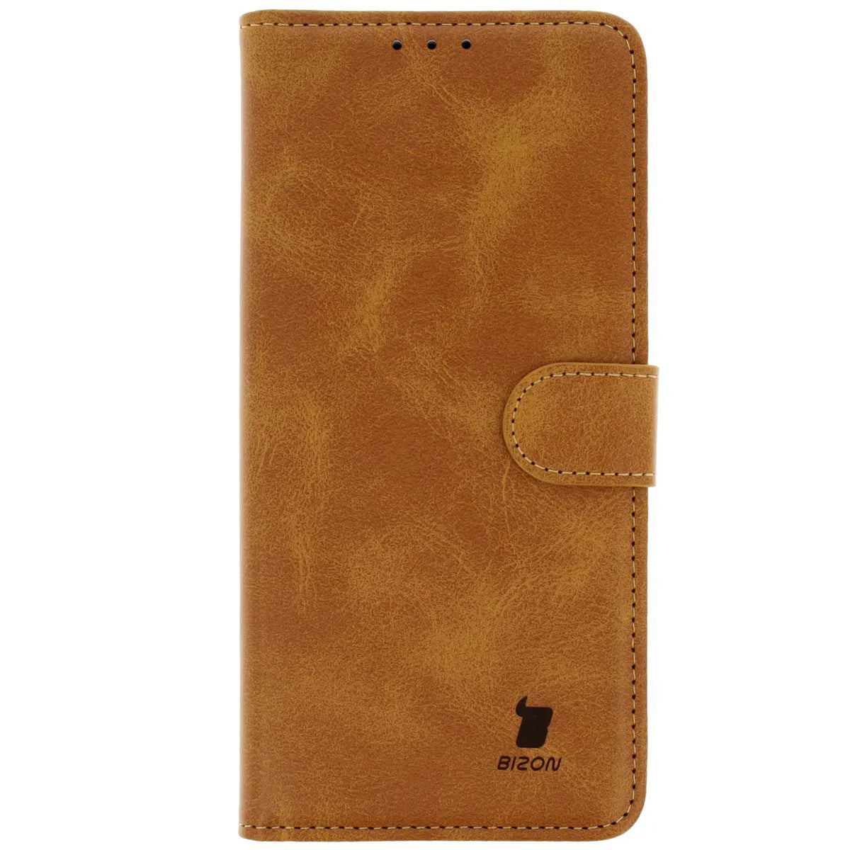 Handyhülle mit Klappe für Realme 14 Pro 5G, Bizon Case Pocket, Braun