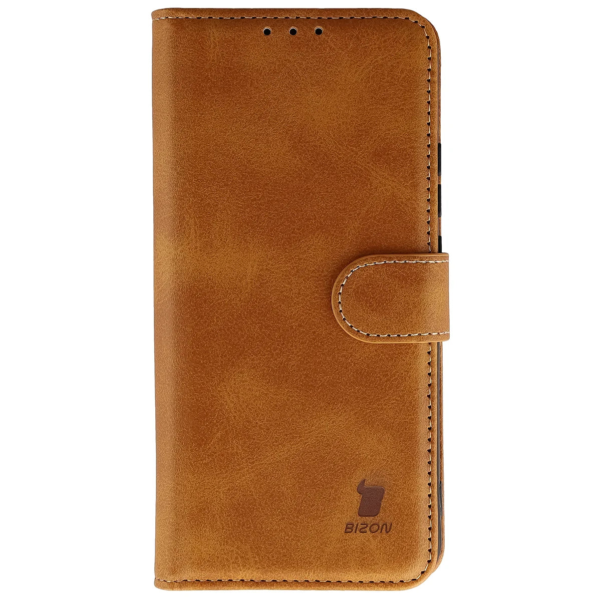 Handyhülle mit Klappe für Realme 16 5G, Bizon Case Pocket, Braun