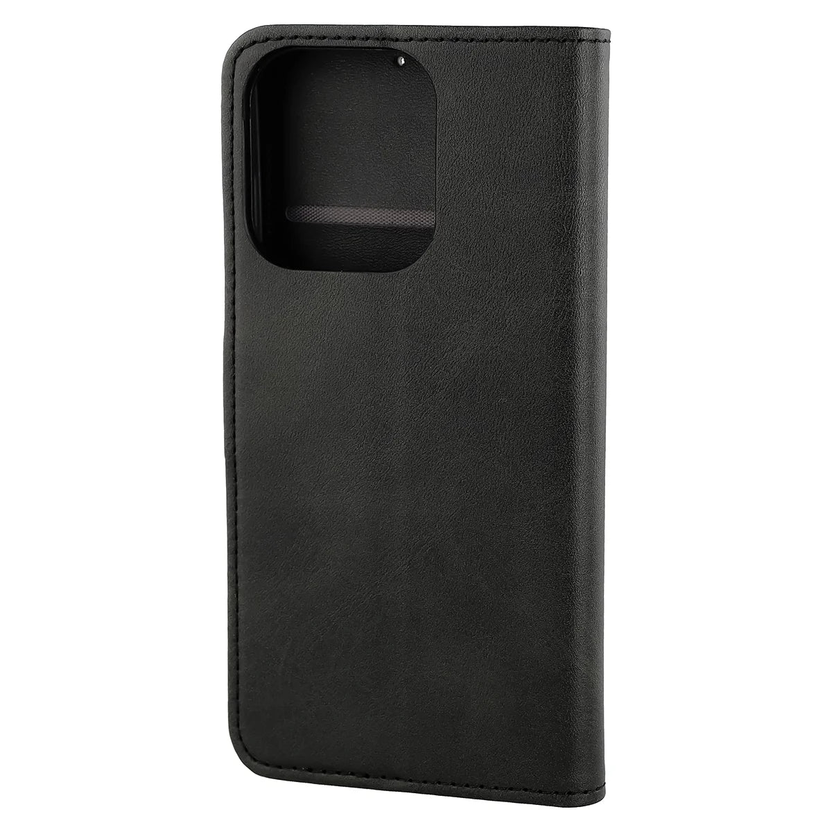 Handyhülle mit Klappe für Oppo Reno16 / Reno16 Pro 5G, Bizon Case Pocket, Schwarz