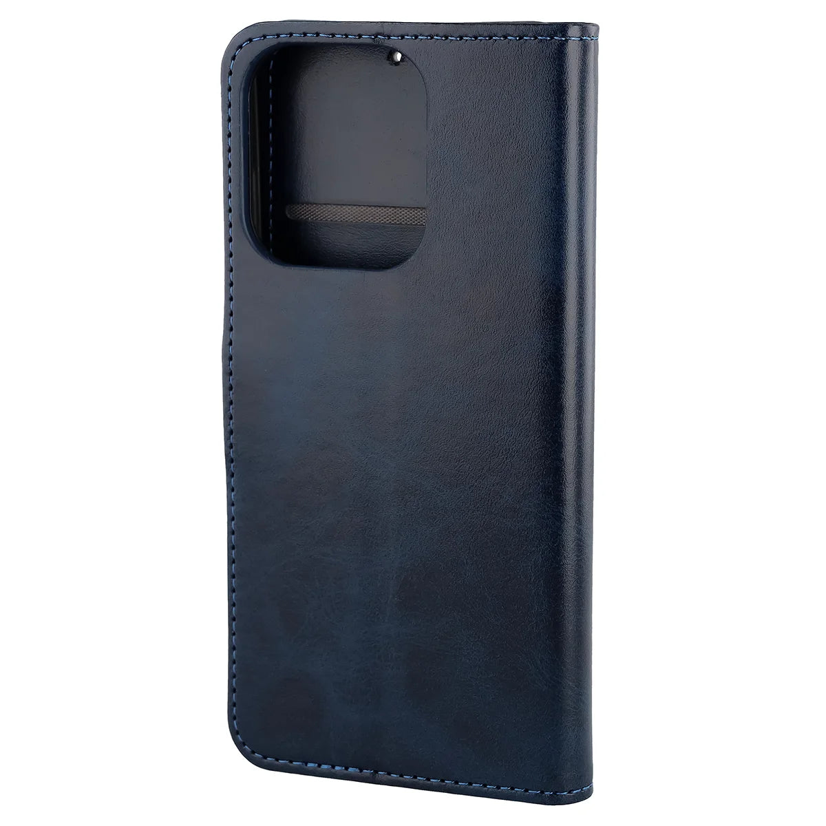 Handyhülle mit Klappe für Oppo Reno16 / Reno16 Pro 5G, Bizon Case Pocket, Dunkelblau