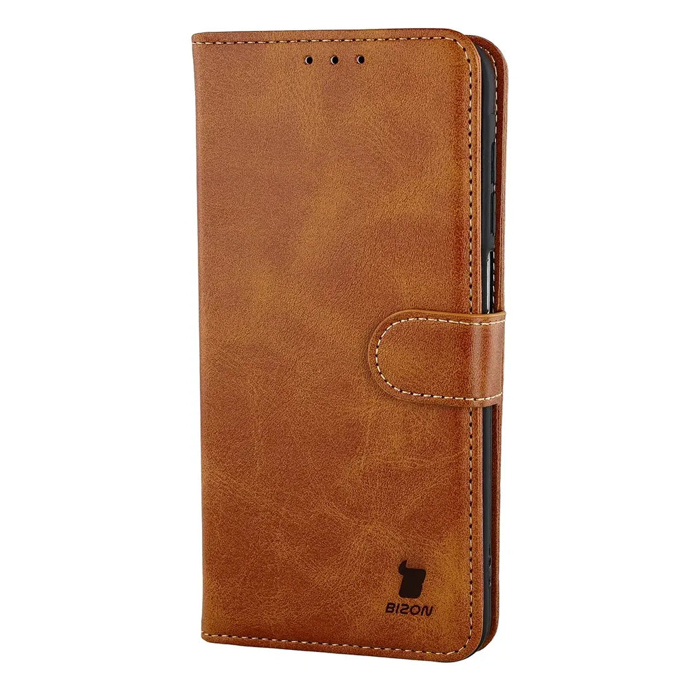 Handyhülle mit Klappe für Galaxy A18 / A17, Bizon Case Pocket, Braun (3/6)