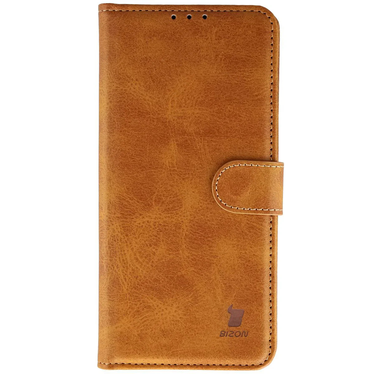 Handyhülle mit Klappe für Galaxy A37 5G, Bizon Case Pocket, Braun