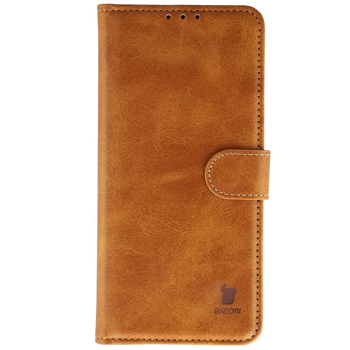 Handyhülle mit Klappe für Galaxy A57 5G, Bizon Case Pocket, Braun