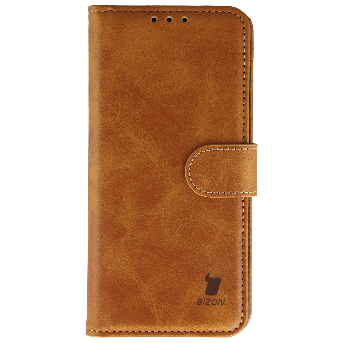 Handyhülle mit Klappe für Galaxy S26, Bizon Case Pocket, Braun