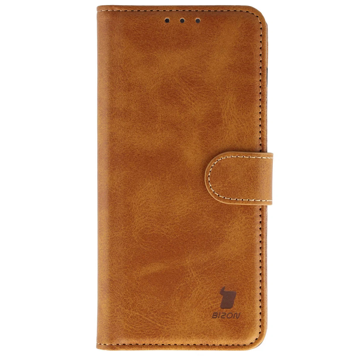Handyhülle mit Klappe für Galaxy S26 Plus, Bizon Case Pocket, Braun