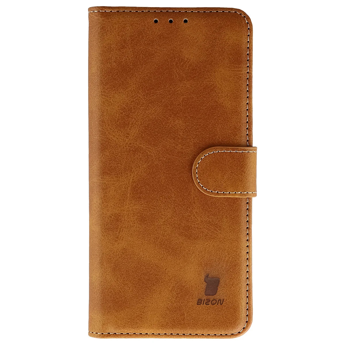 Handyhülle mit Klappe für Vivo V70 5G, Bizon Case Pocket, Braun