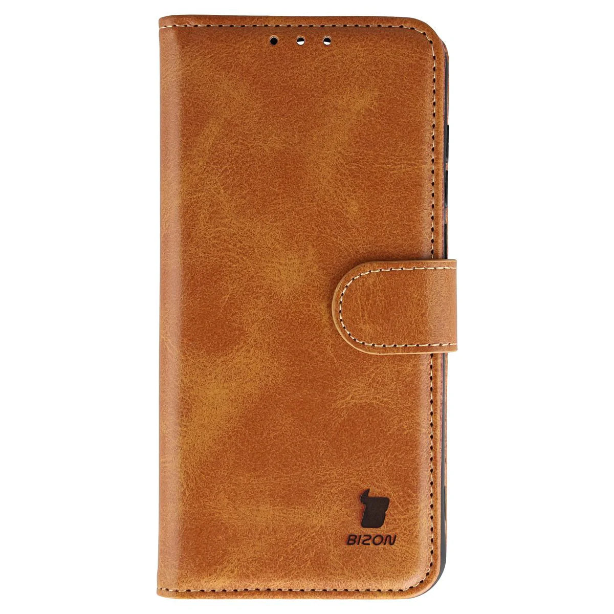 Handyhülle mit Klappe für Vivo X300, Bizon Case Pocket, Braun
