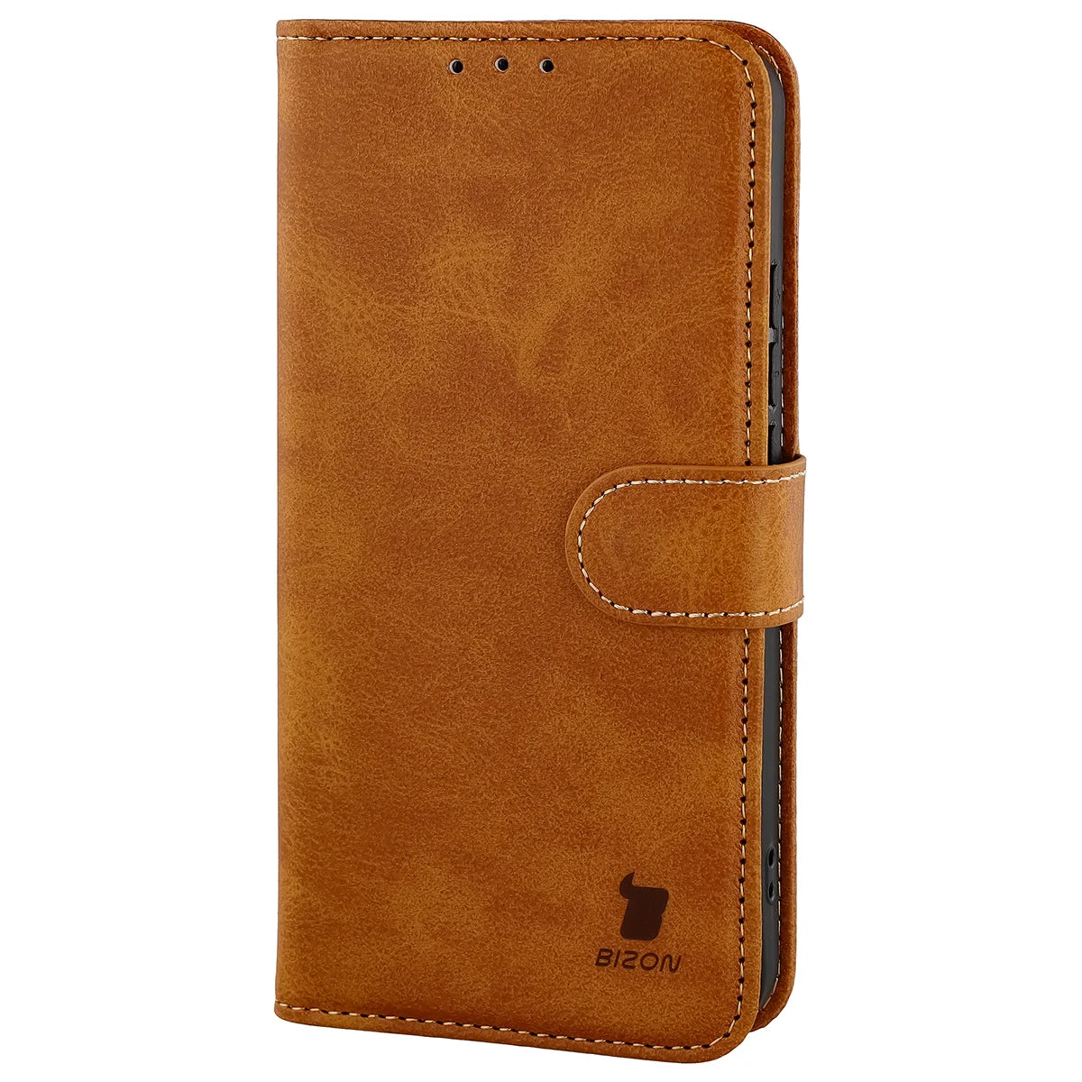 Handyhülle mit Klappe für Vivo X300 FE, Bizon Case Pocket, Braun