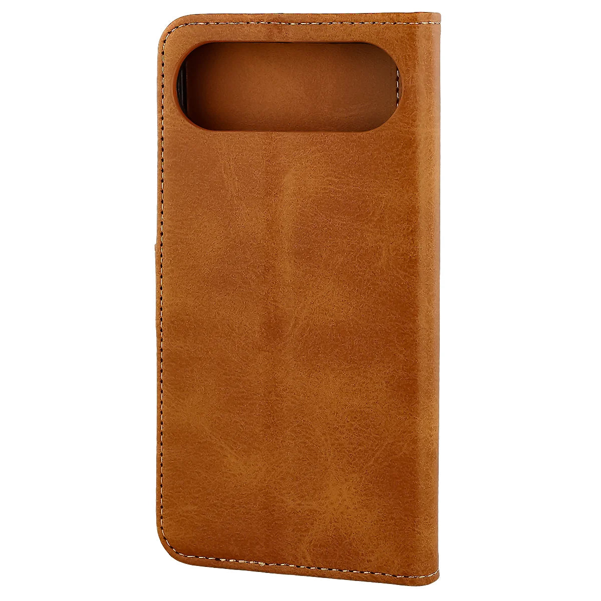 Handyhülle mit Klappe für Vivo X300 FE, Bizon Case Pocket, Braun