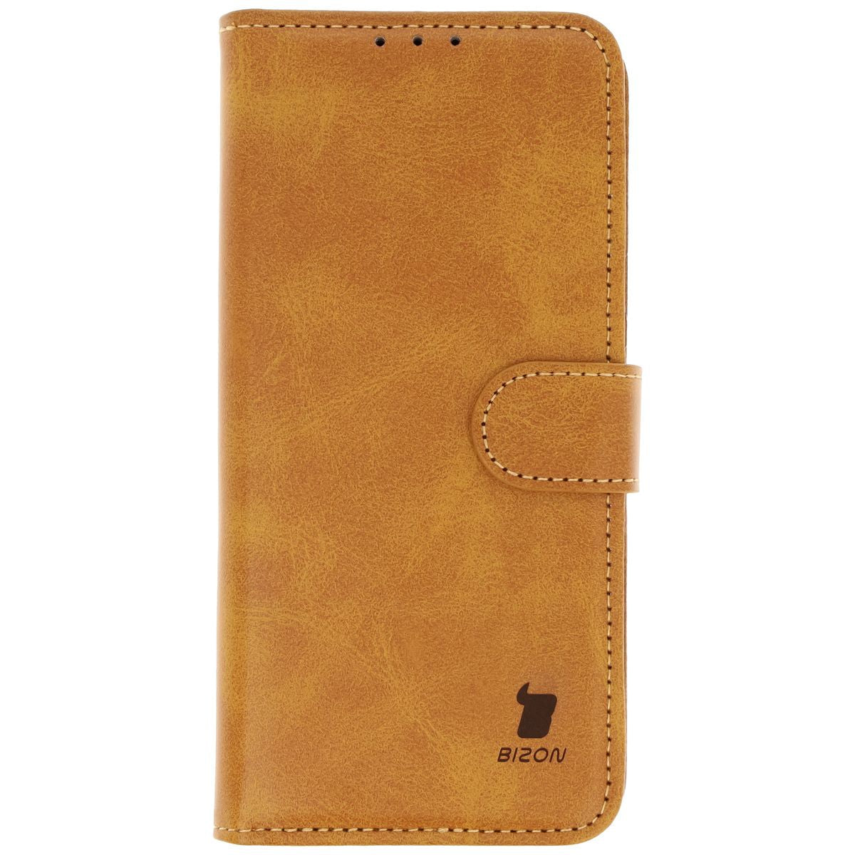 Handyhülle mit Klappe für Xiaomi 15, Bizon Case Pocket, Braun