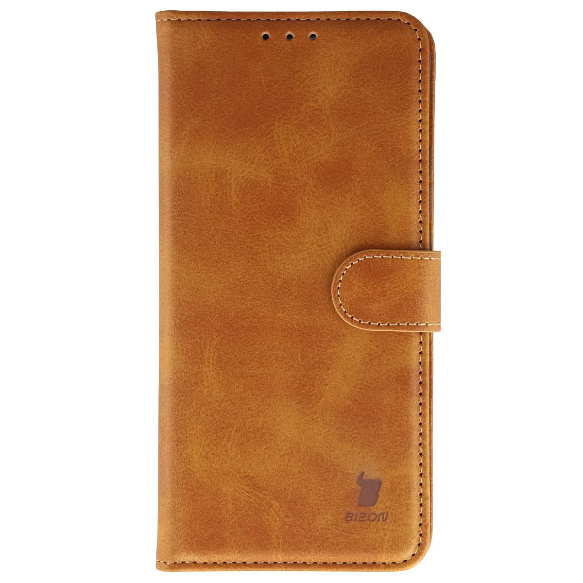 Handyhülle mit Klappe für Xiaomi 15T, Bizon Case Pocket, Braun