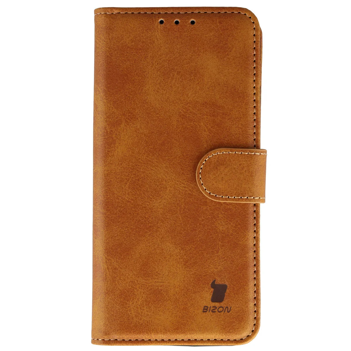 Handyhülle mit Klappe für Xiaomi 17, Bizon Case Pocket, Braun