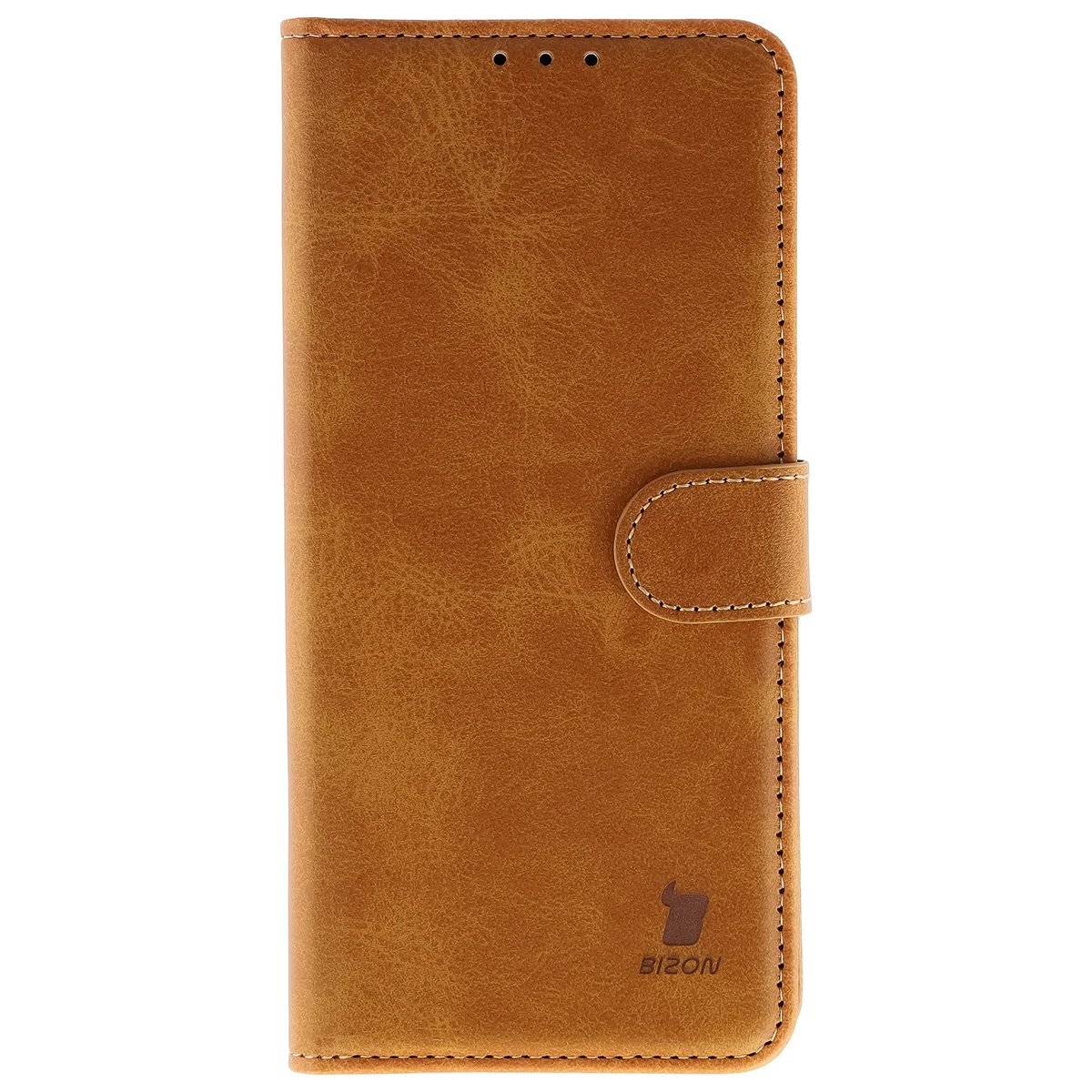 Handyhülle mit Klappe für Xiaomi 17 Ultra, Bizon Case Pocket, Braun
